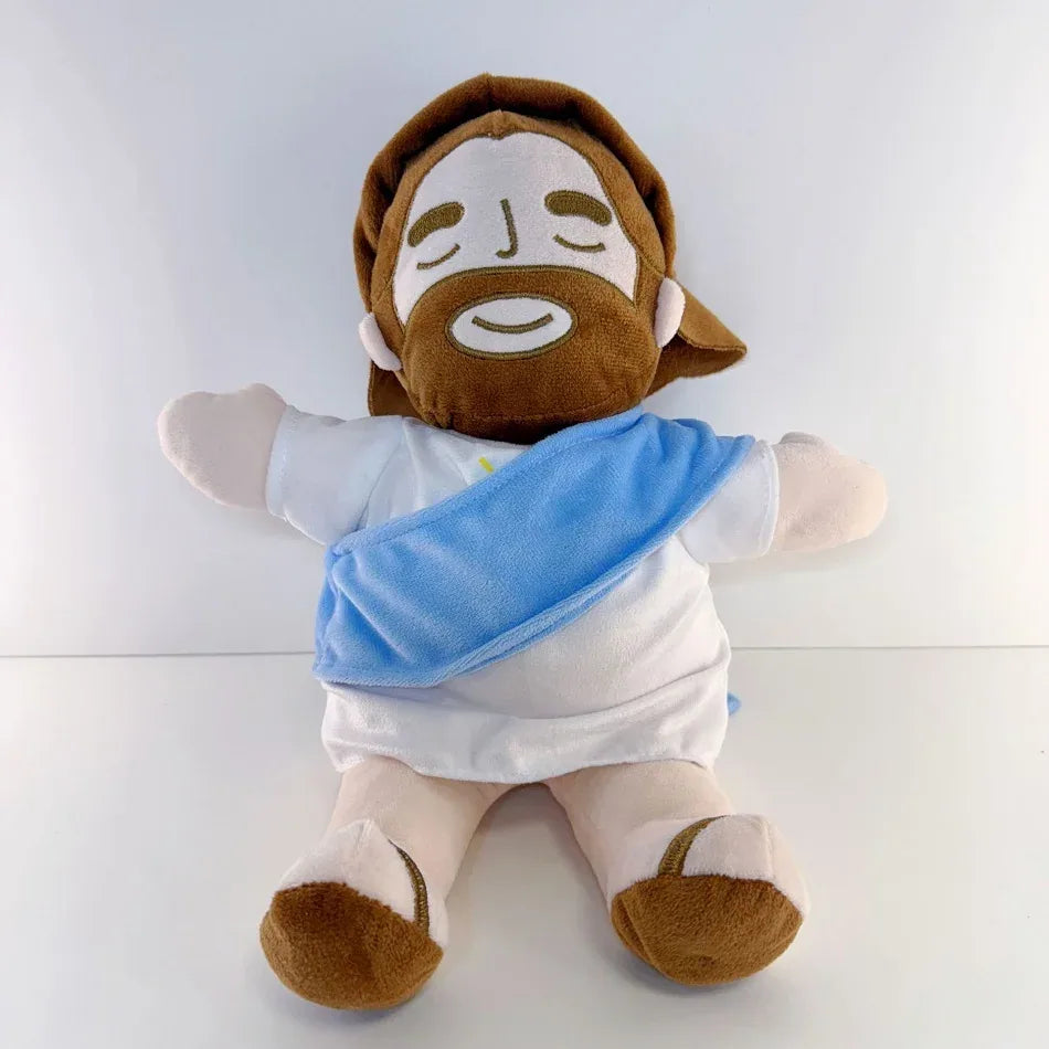 Interactive Breathing Jesus Plush Toy