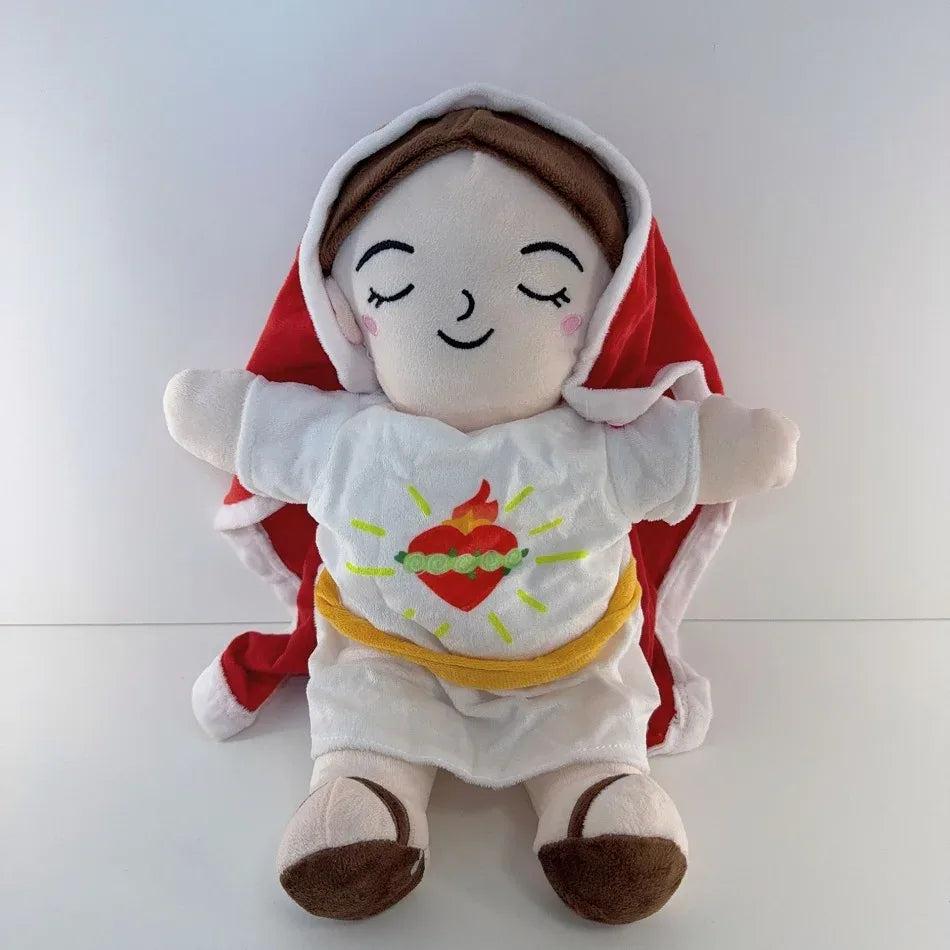 Interactive Breathing Jesus Plush Toy