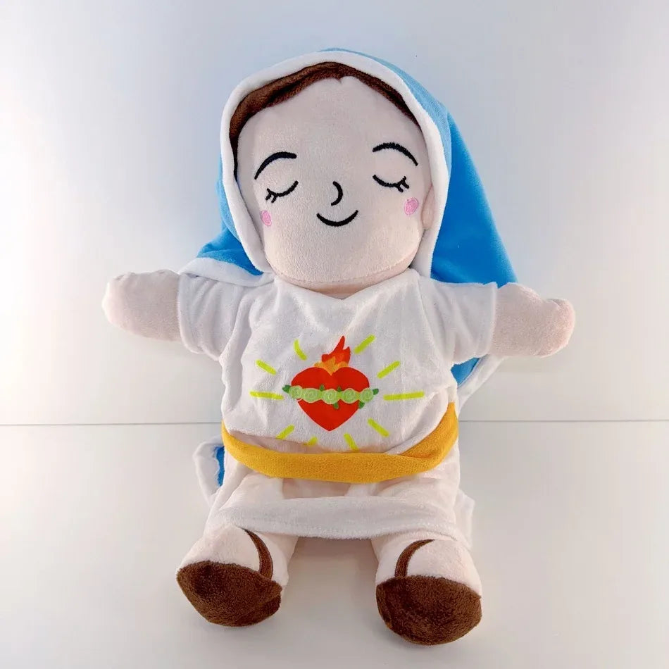 Interactive Breathing Jesus Plush Toy